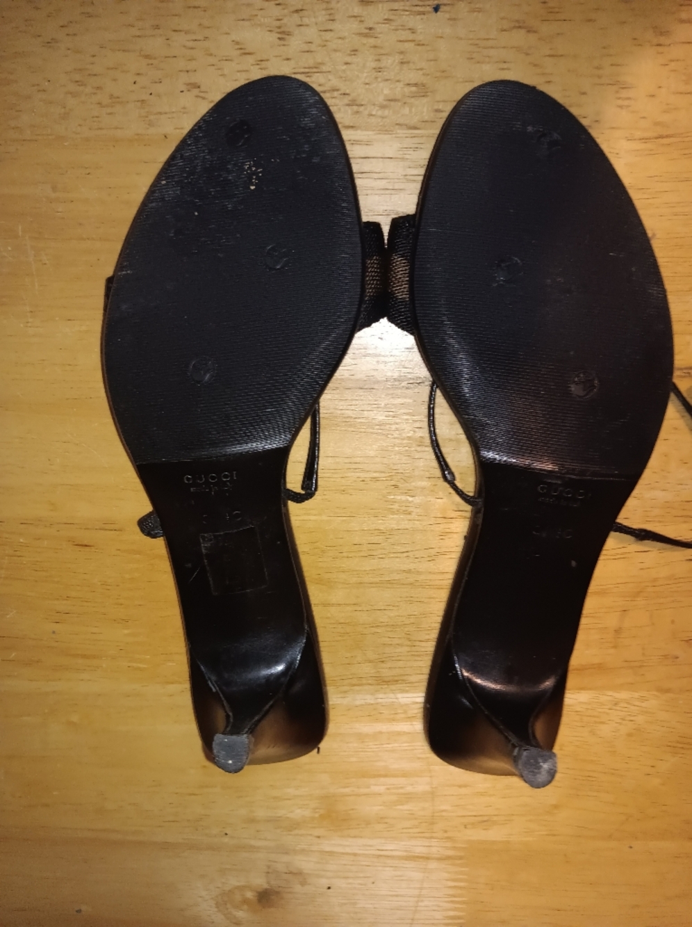 Gucci GG Heeled Sandals Size 37 1/2 - Picture 5 of 5